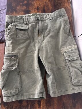 Lrg Men's Olive Cargo Shorts